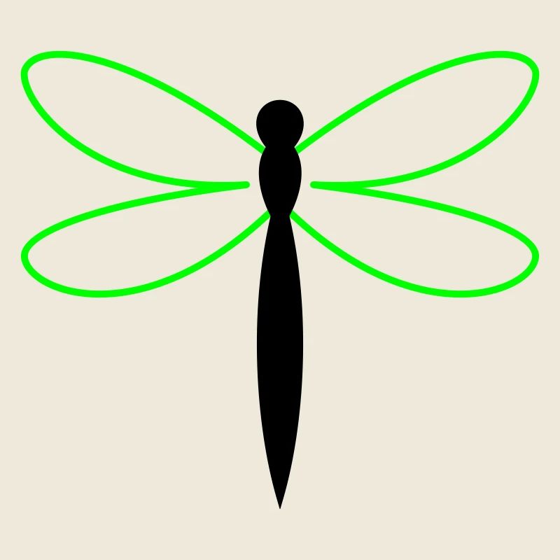 Libelle Silhouette
