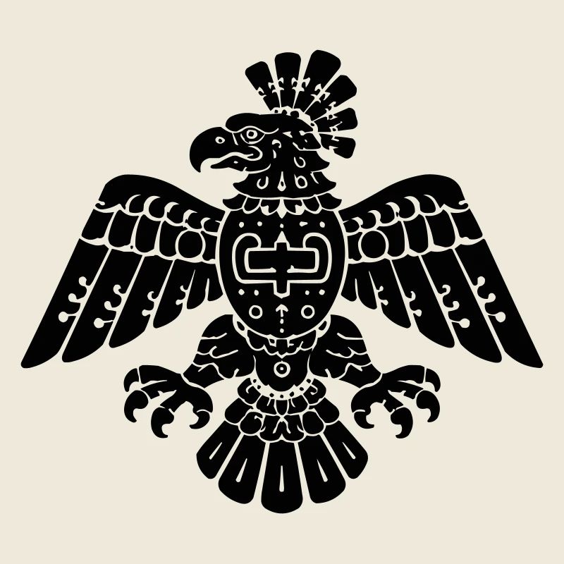 Aztekischer Adler Tribal Muster