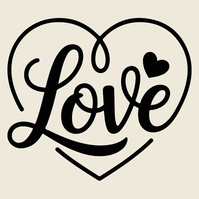 Love in a calligraphic heart is something special