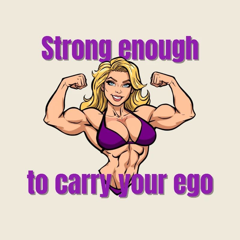 Muscles forts, porteur d’ego
