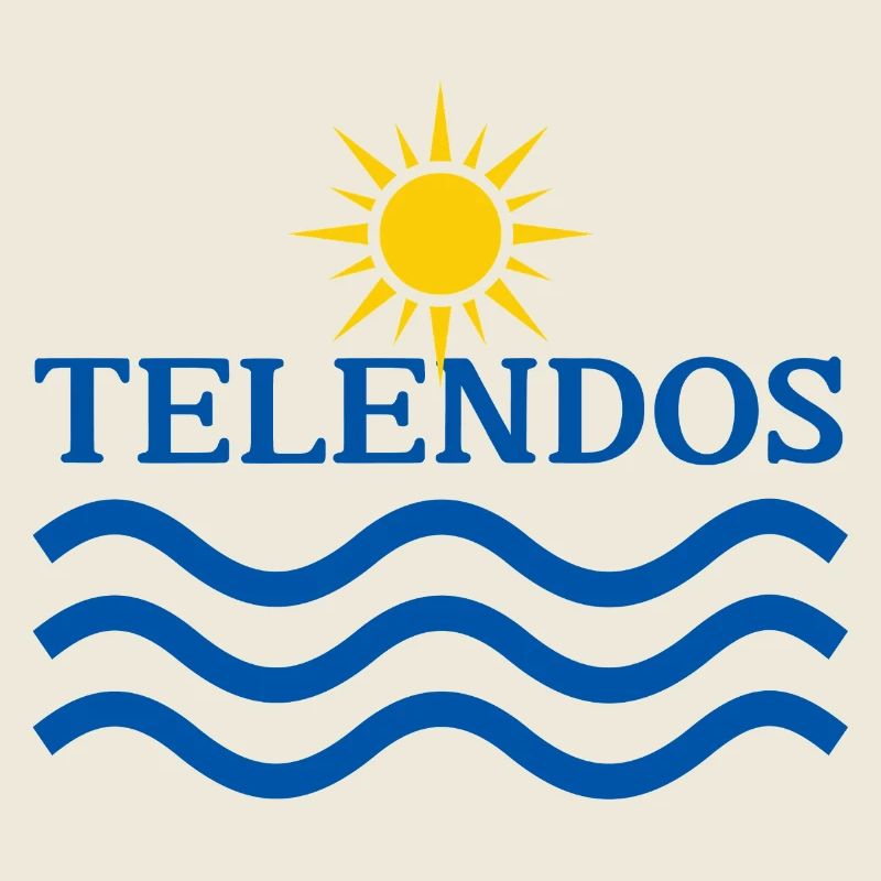 Ondes de soleil de l’île Telendos