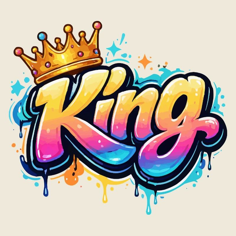 Königliche Graffiti King