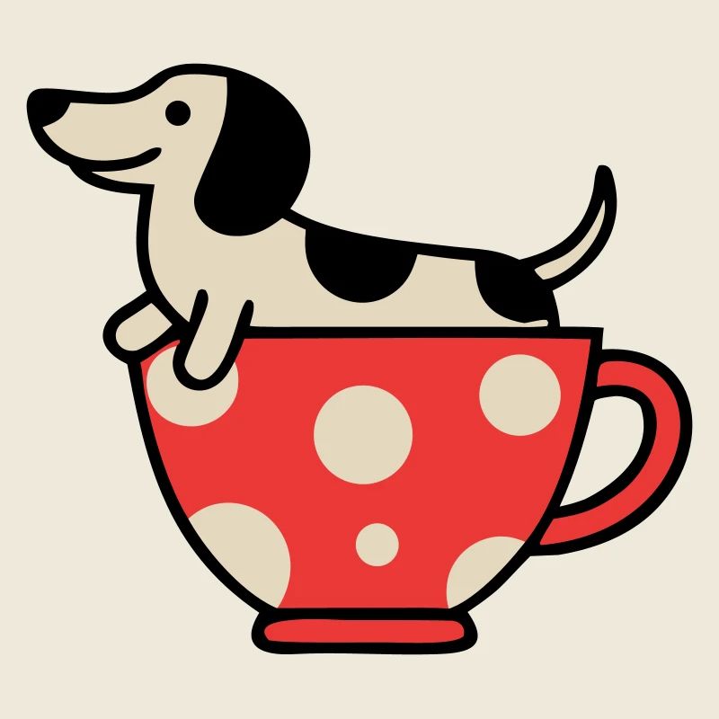 Cute Dachshund Teacup Dog
