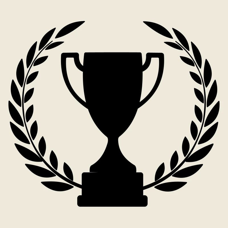 Couronne de laurier de la coupe de sport Cup