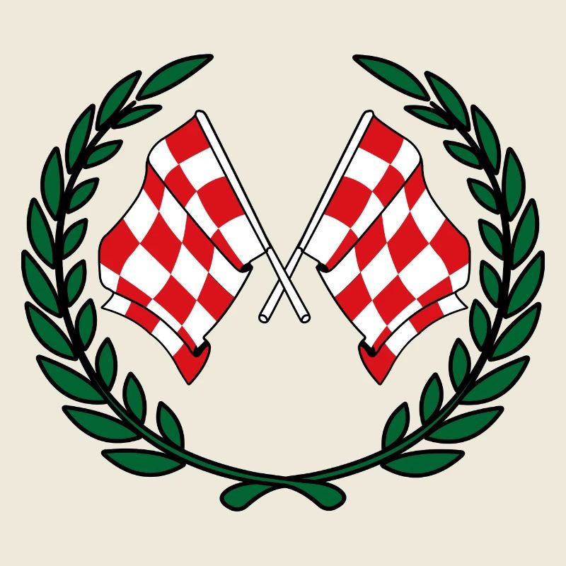 Couronne de laurier des drapeaux de la province du Brabant-Septentrional