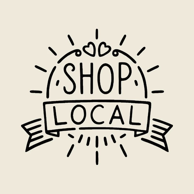 Shop local support small business 