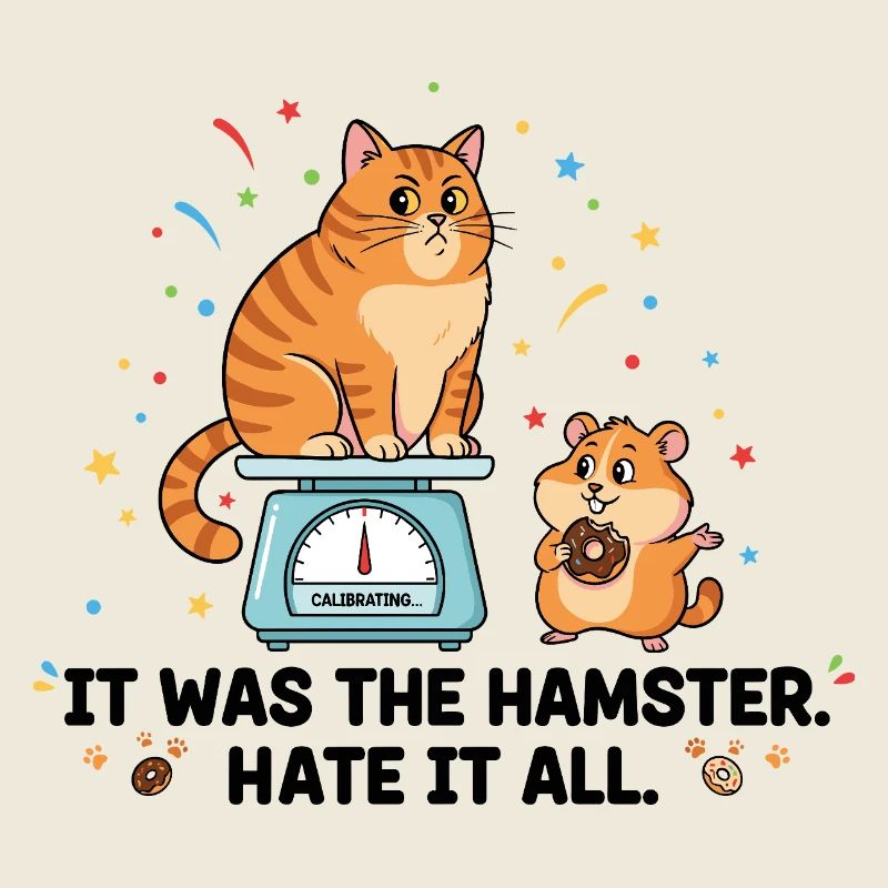 It was the hamster