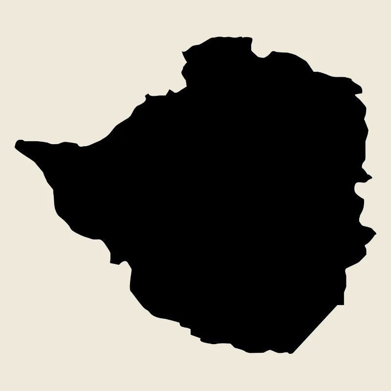 Carte du Zimbabwe