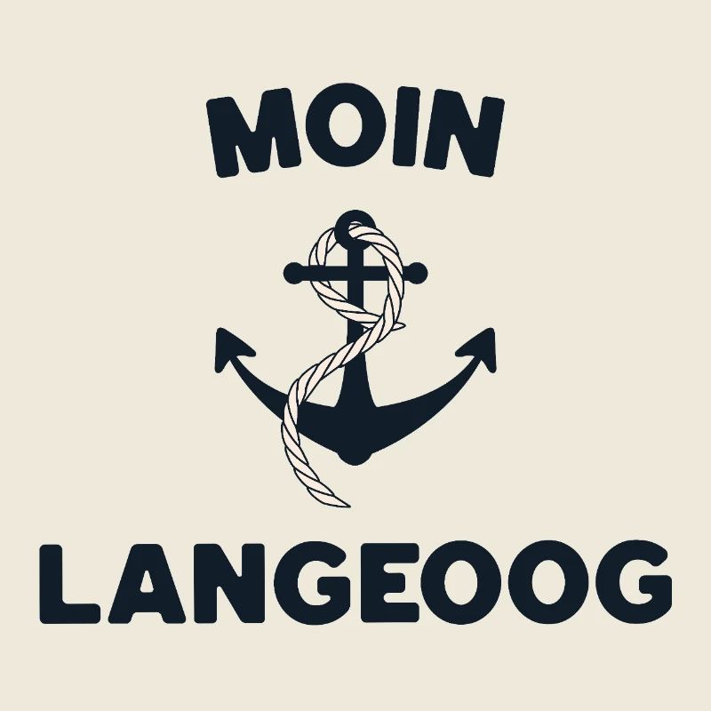 Moin Langeoog – Maritimes Anker-Design