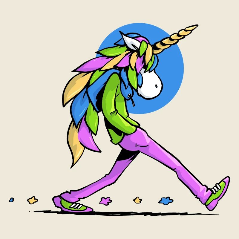Wandelndes Einhorn