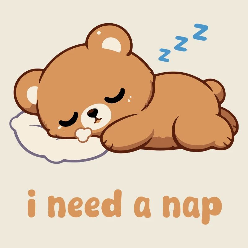 Schlafendes Bärchen Motiv