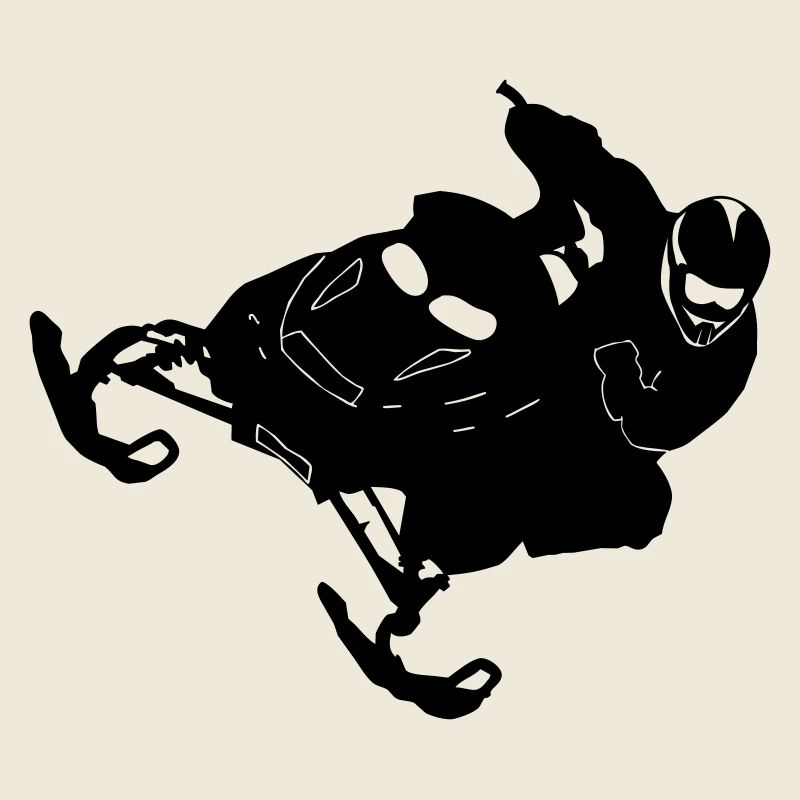 Motoneige pilote Stunts