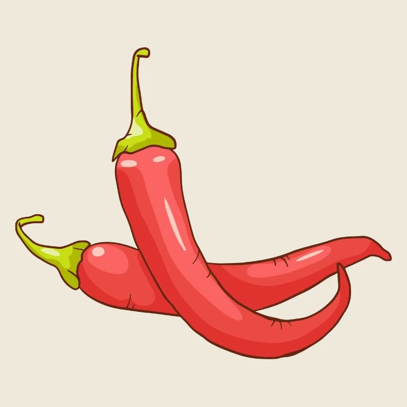 Red chilli pepper hot pepper vegetables