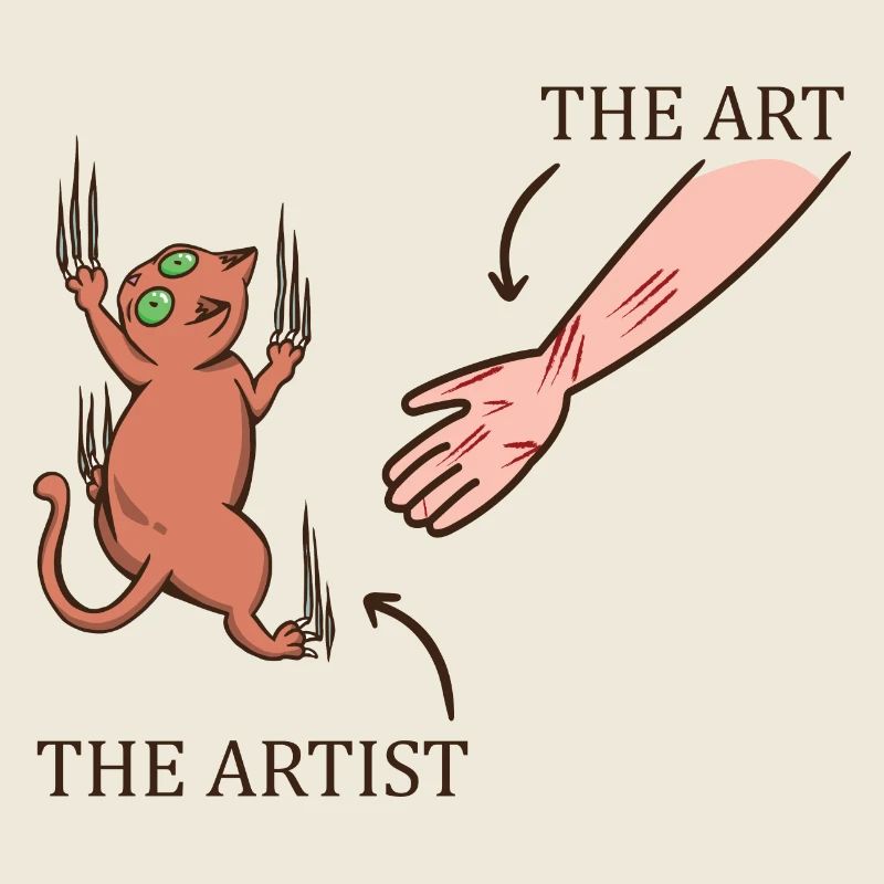 Katzen Kunst