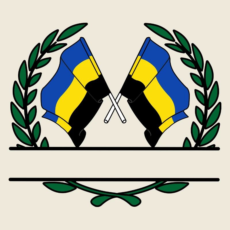 Drapeaux de la province de Gueldre, bannière de couronne de laurier