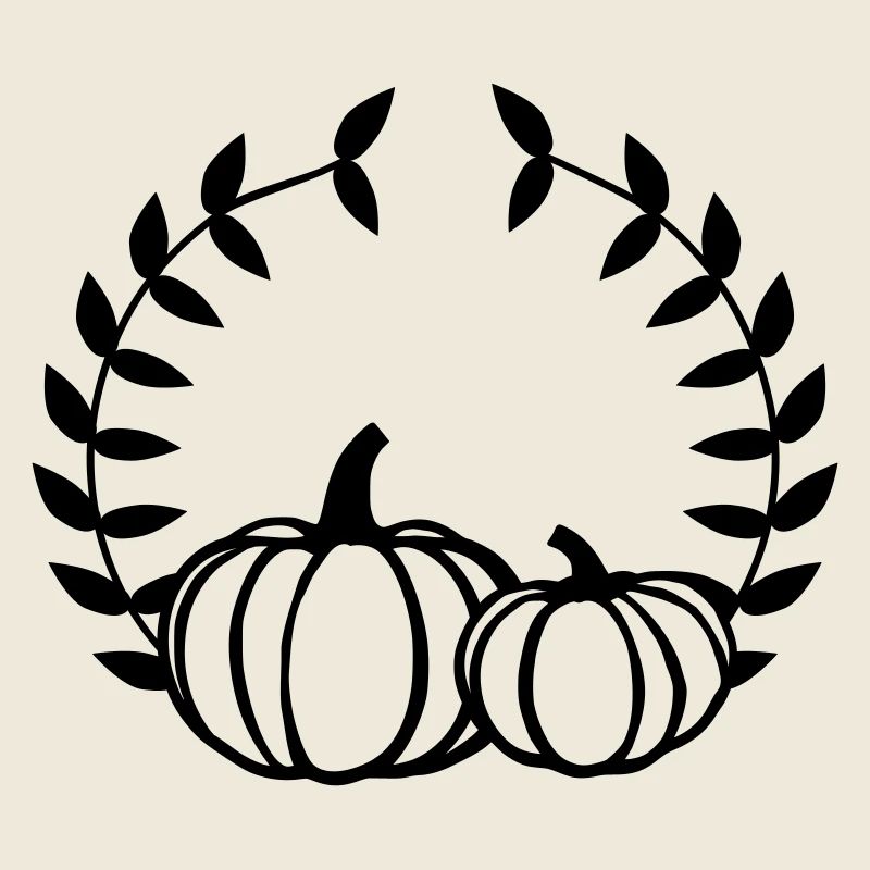 Pumpkin wreath