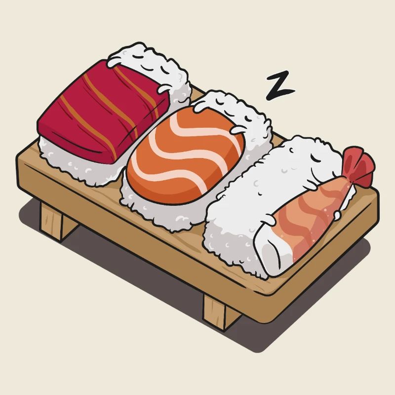 sushi sleeping