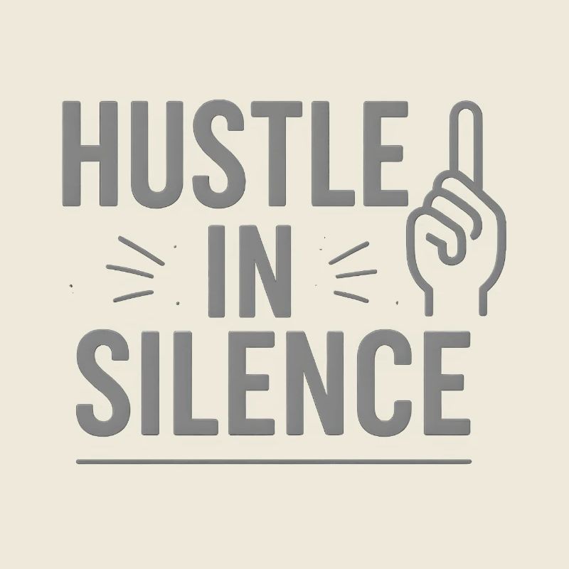 Hustle in Silence Icon Tee