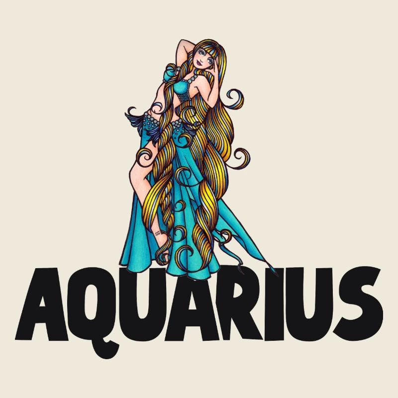 Aquarius Maiden in Aqua Flow