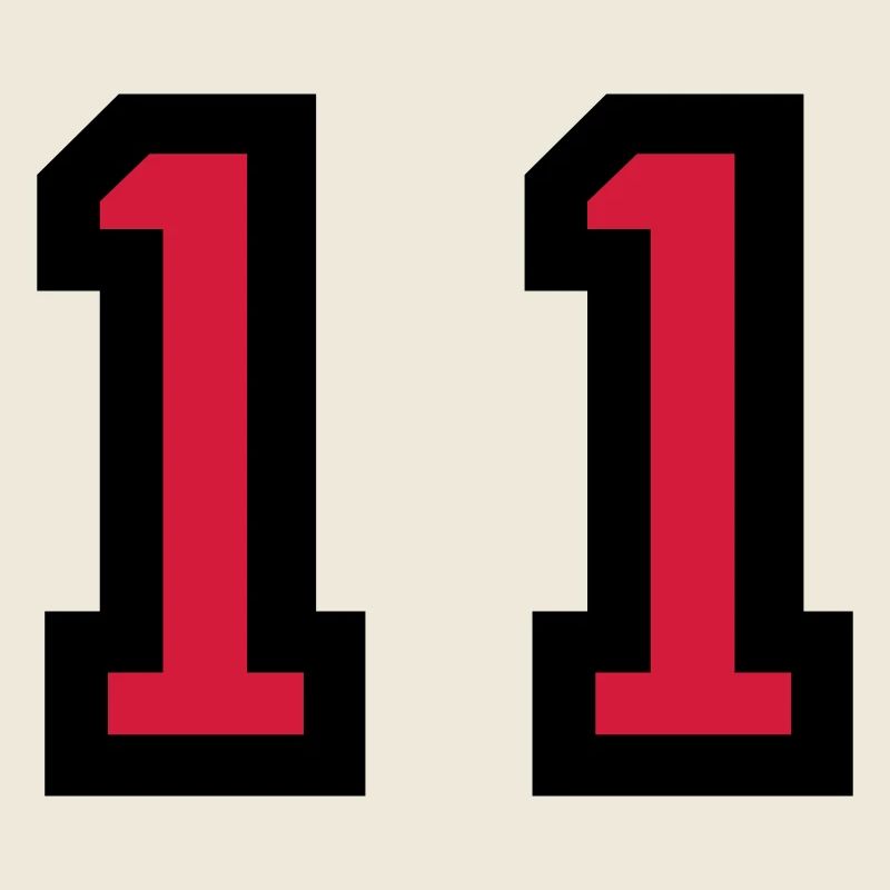 The number 11 - number eleven