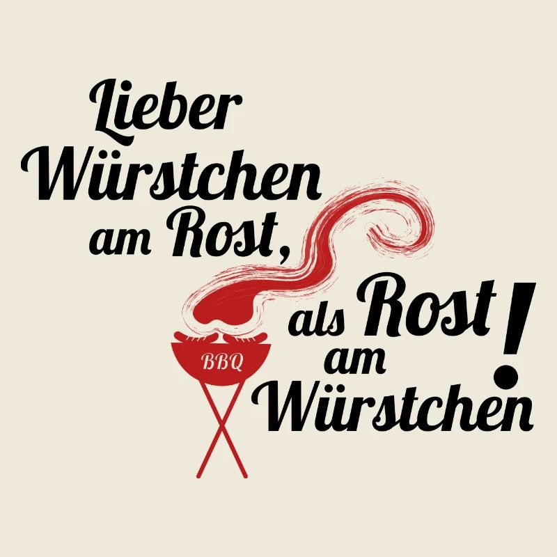 Würstchen am Rost Grillen Grill Geschenkidee