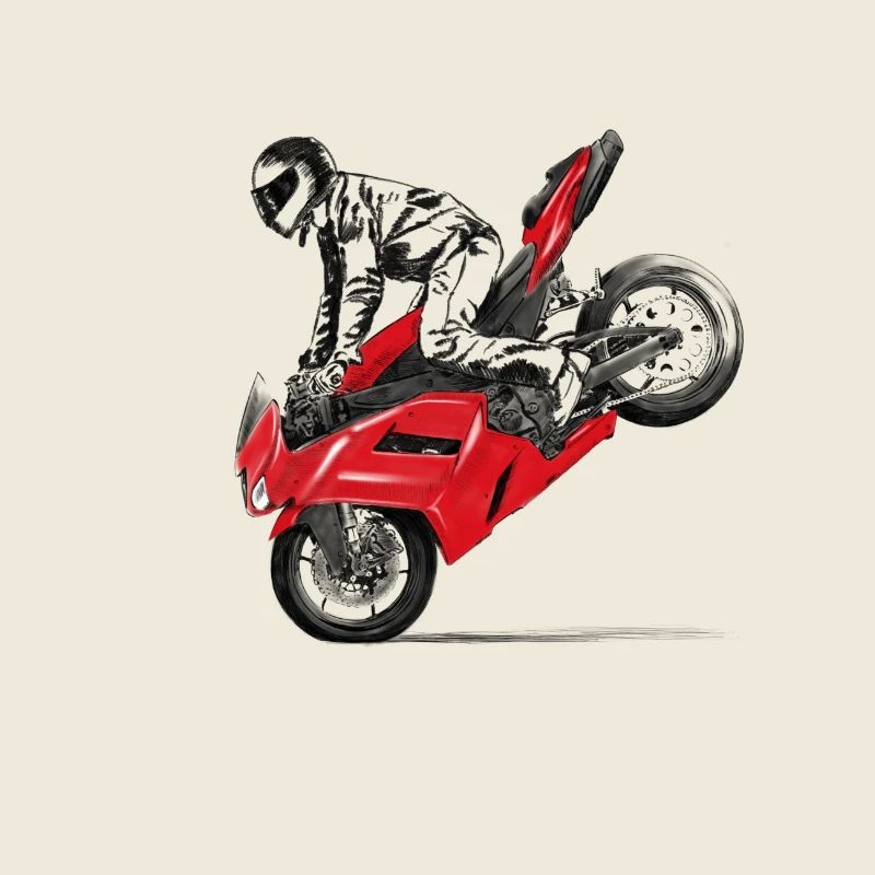 motorcycle stunt