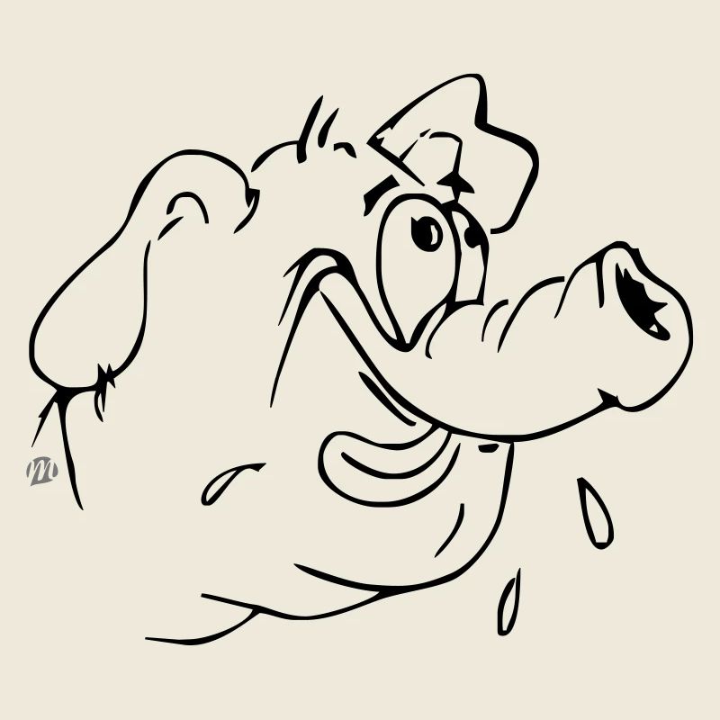 Dessin animé cochon 02