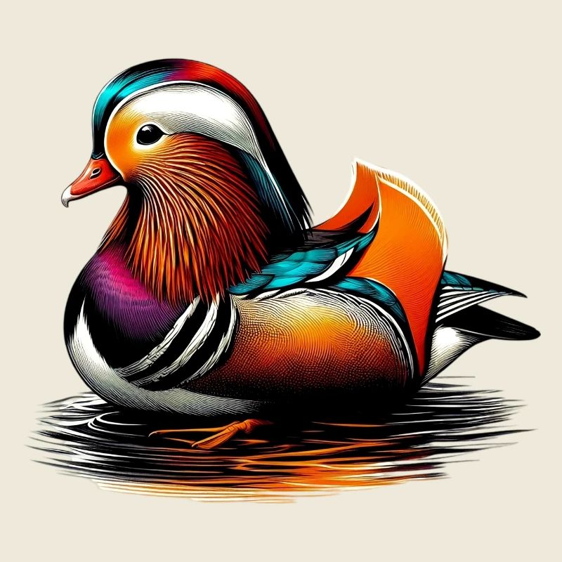 Mandarin duck