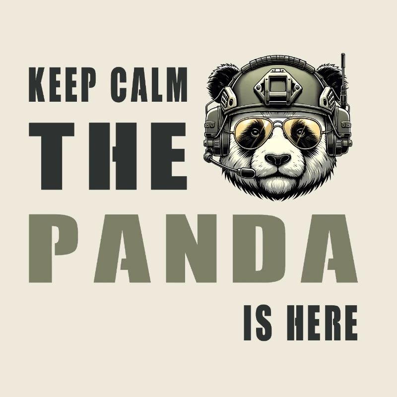 Panda tactique – Restez calme