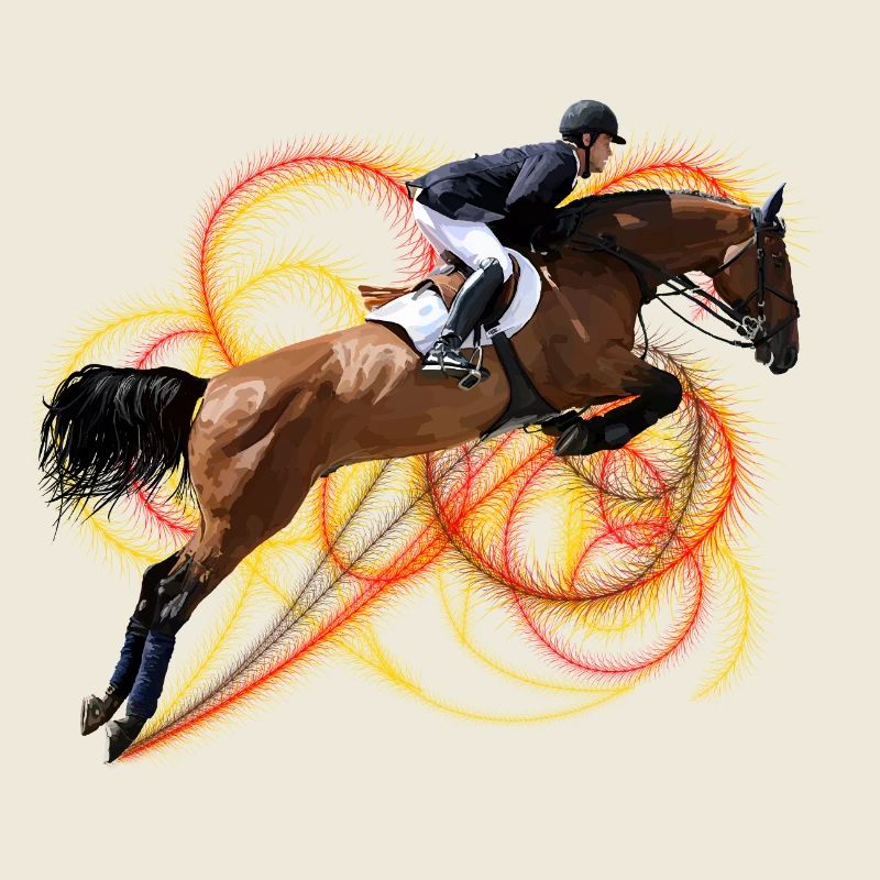 Galop de tourbillon de flammes