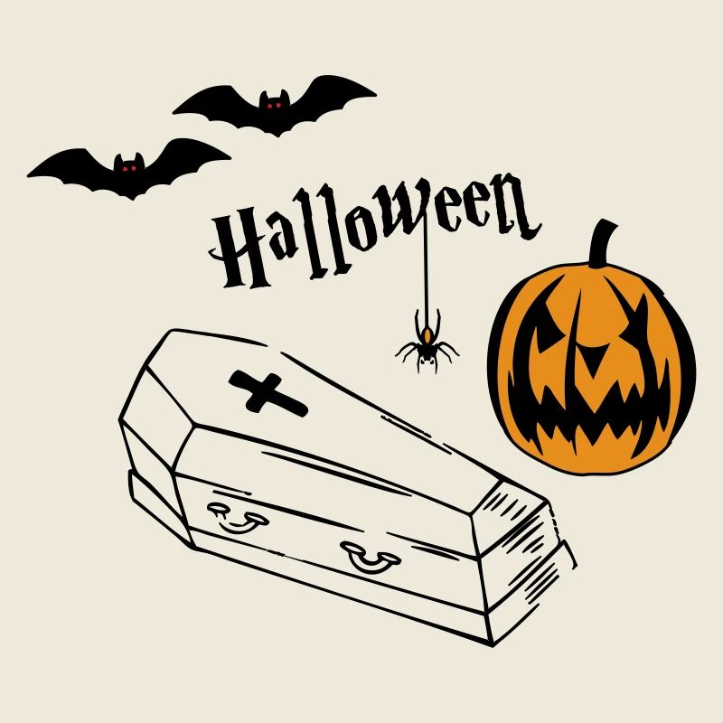Halloween Kürbis Silhouette