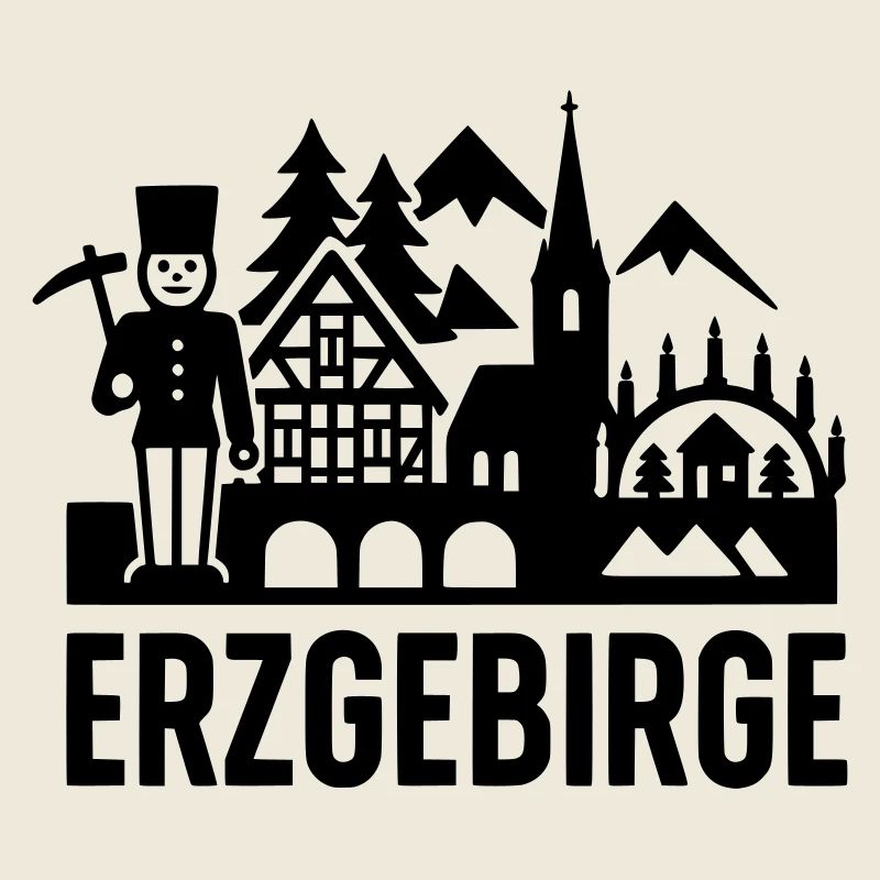 Typical Erzgebirge silhouette