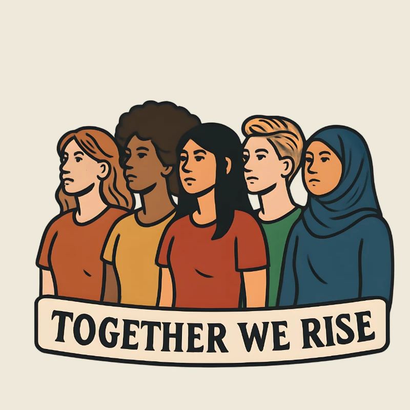 Standing up together