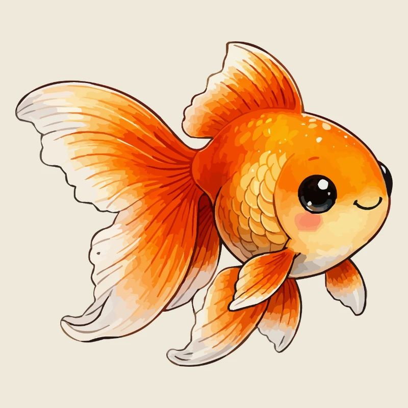 Goldfisch Illustration
