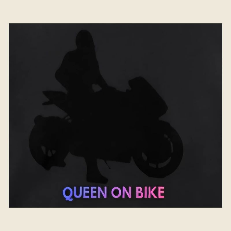 Queen on the motorcycle