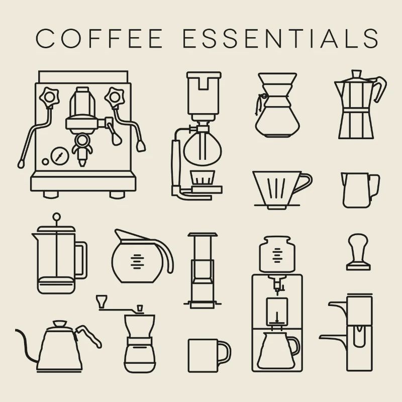 Hipster Coffee Essentials