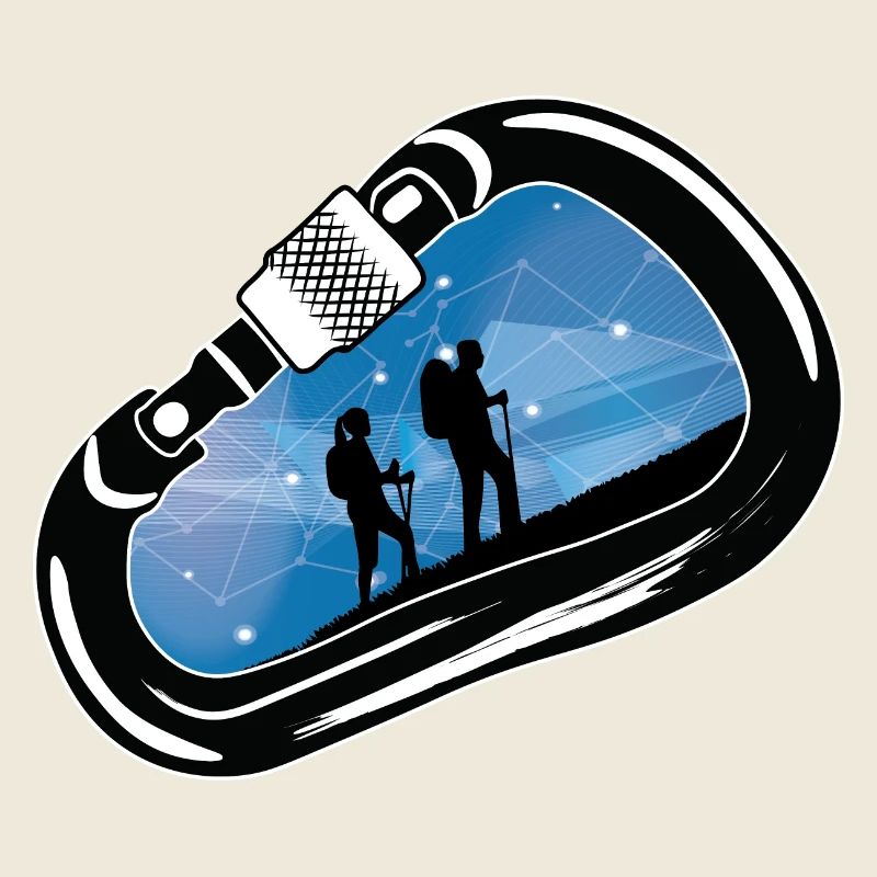 Klettern mit Karabinern