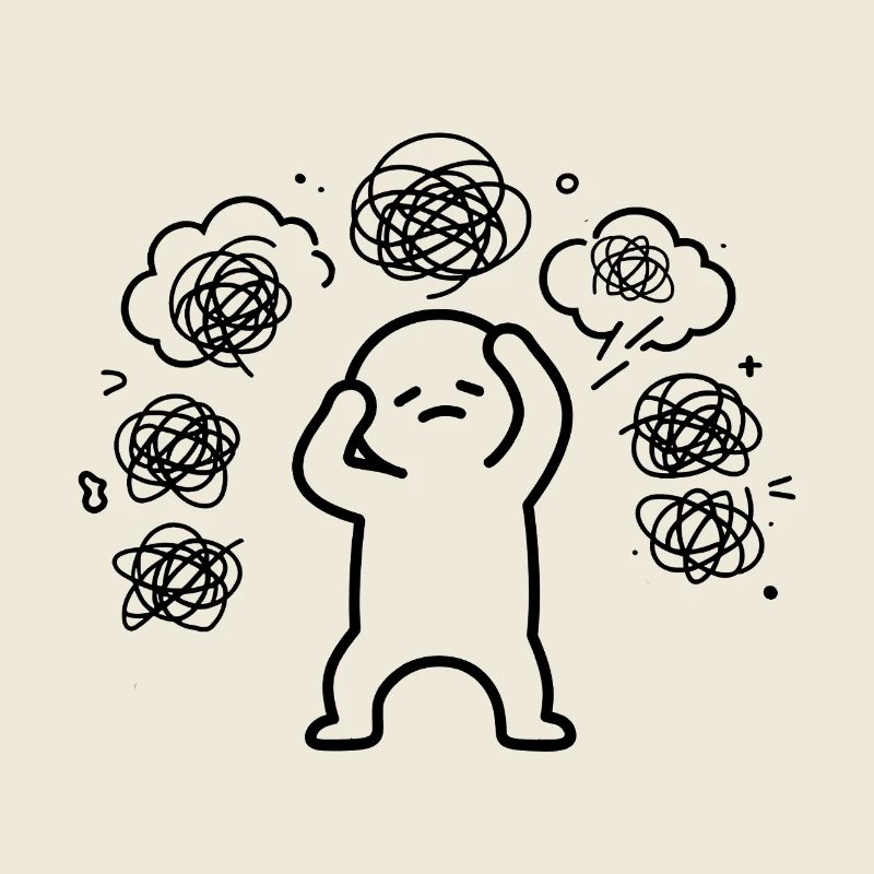 Überdenker und Introvertierte, mentale Überarbeitung