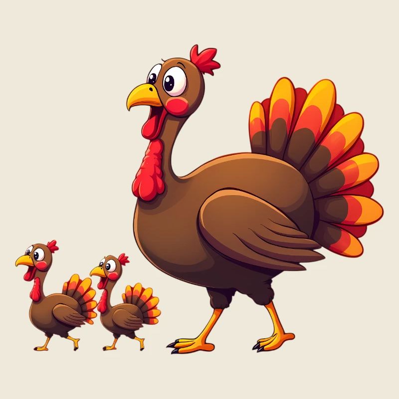 Bébé dinde de Thanksgiving