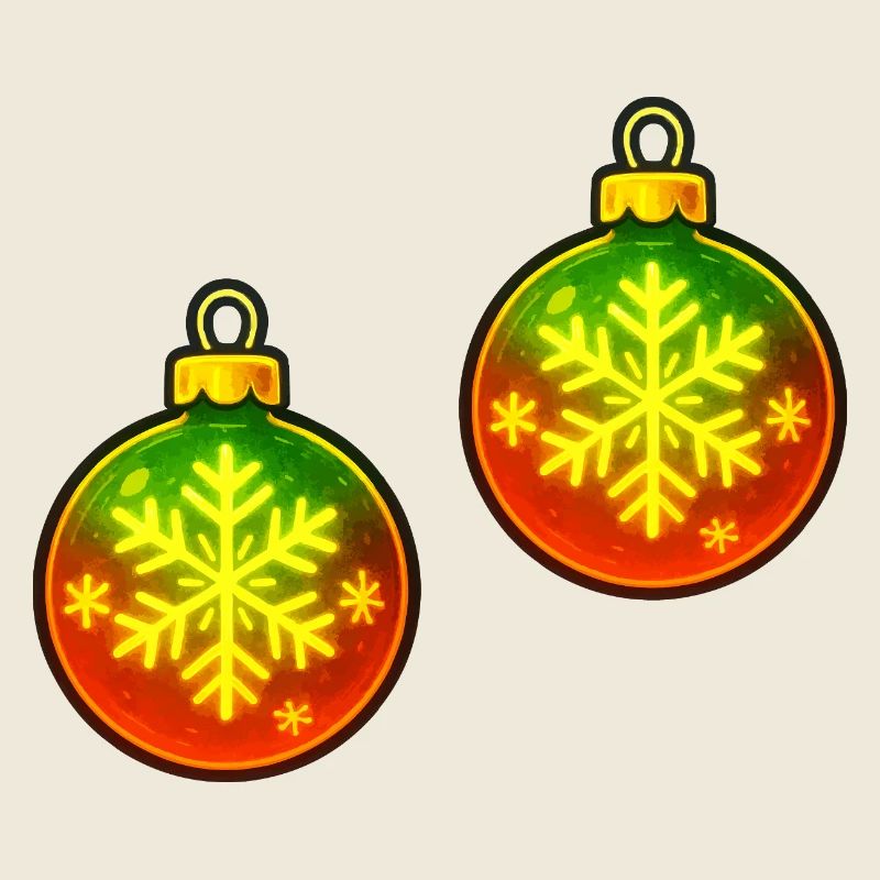 Weihnachtskugel Schneeflocke Ornament Kugel