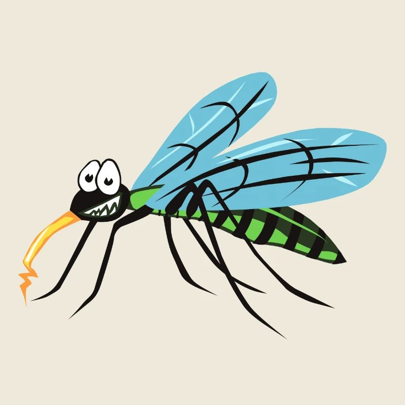 mosquito drawing funny insect 203 2