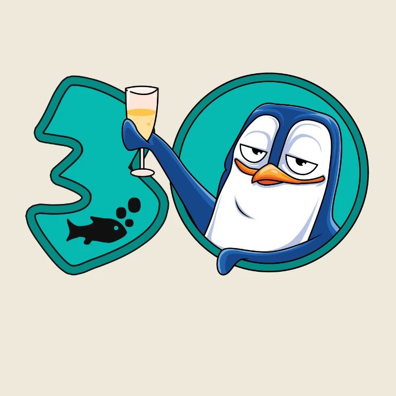 30 ans anniversaire pingouin