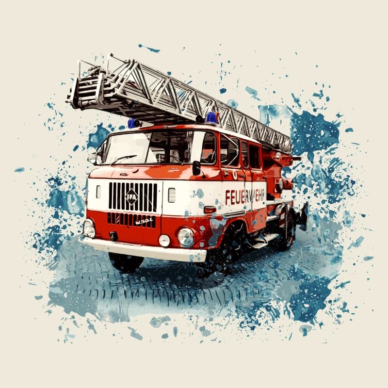 IFA W50 Fire Brigade Turntable Ladder