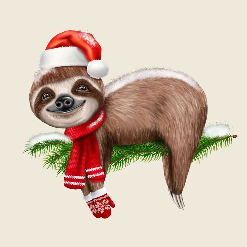 Sapin de Noël paresseux