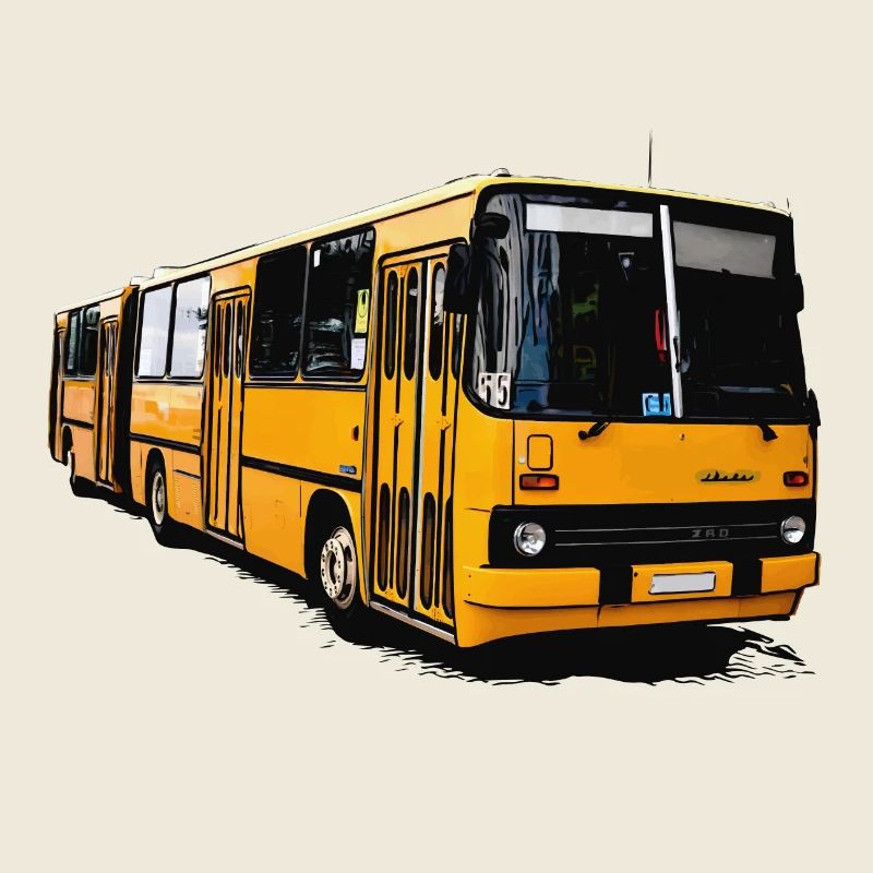 Gelber Ikarus Bus Z80