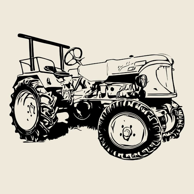 Tractor Güldner ADN-8 Shark Mouth