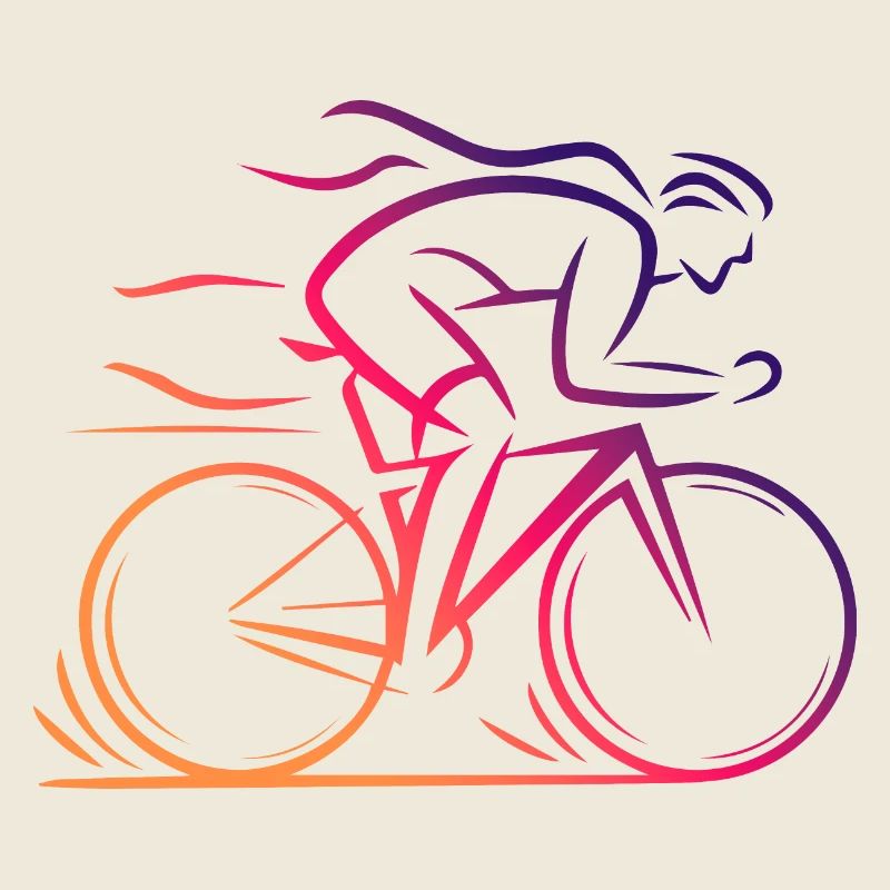 Minimalistisches Fahrraddesign