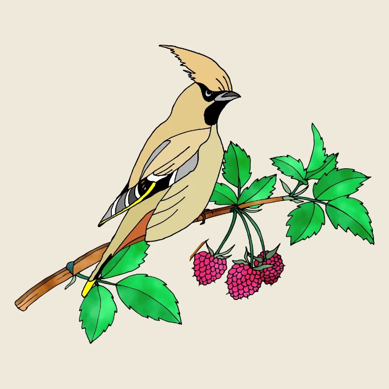 Bunter Vogel