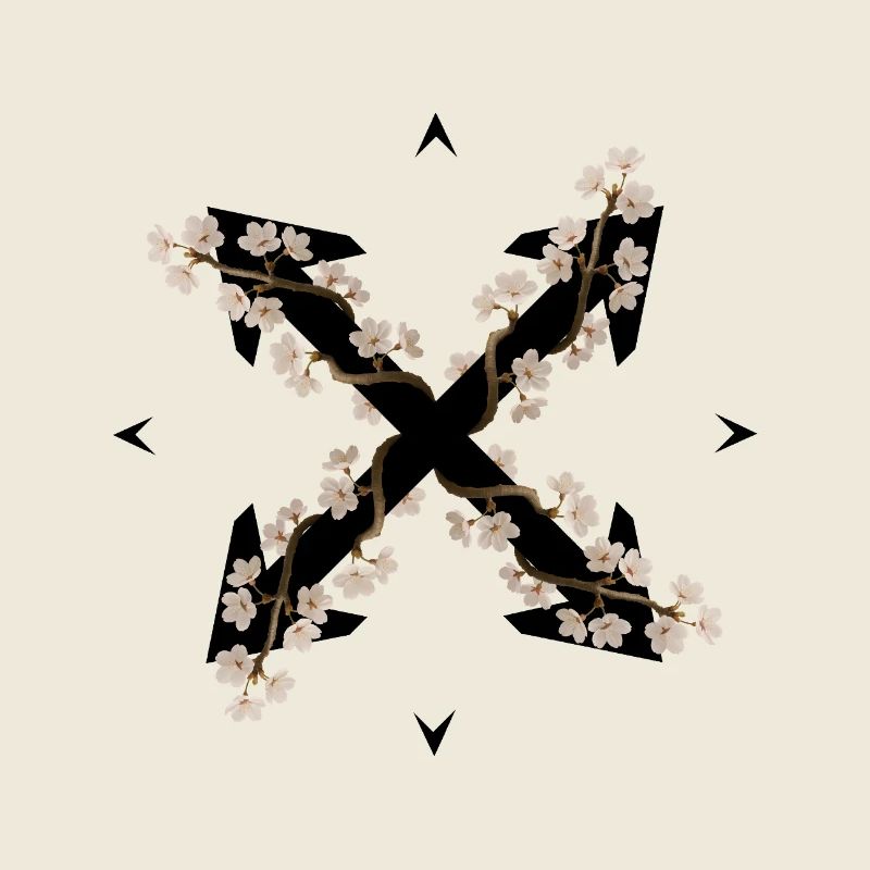 Blühende Kirschblüten Ästhetik