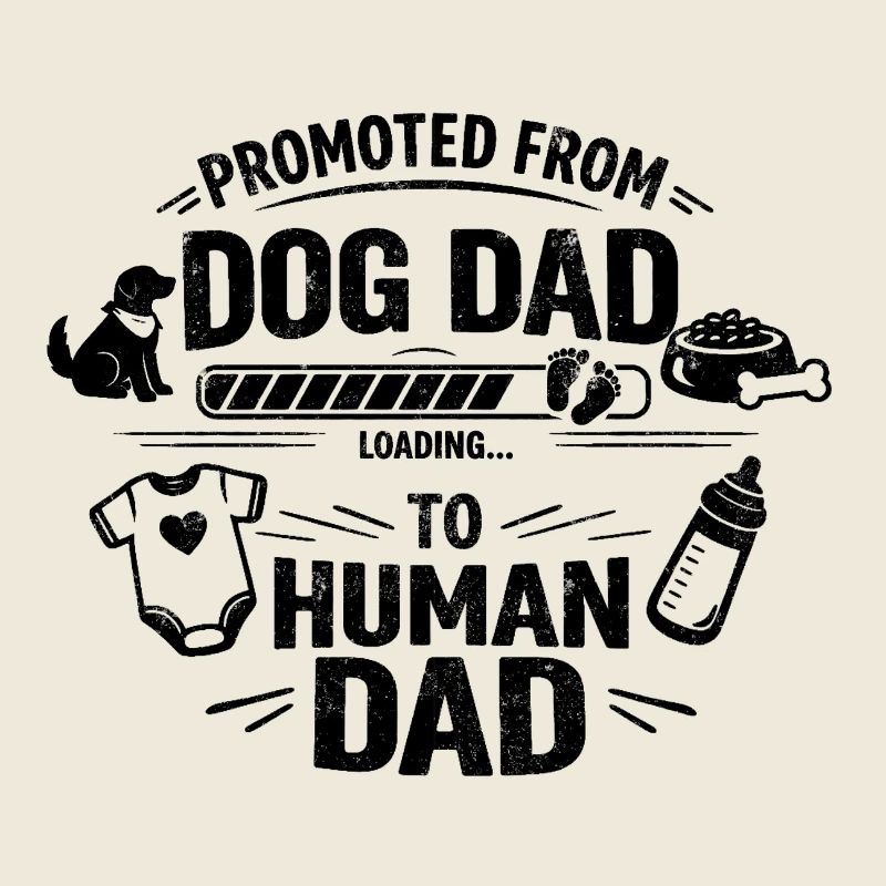Promu de père chien à papa humain Bébé enceinte
